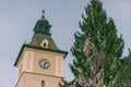 Brasov old city center, Romania Ã¢â¬â the Council square located in the middle of the medieval town